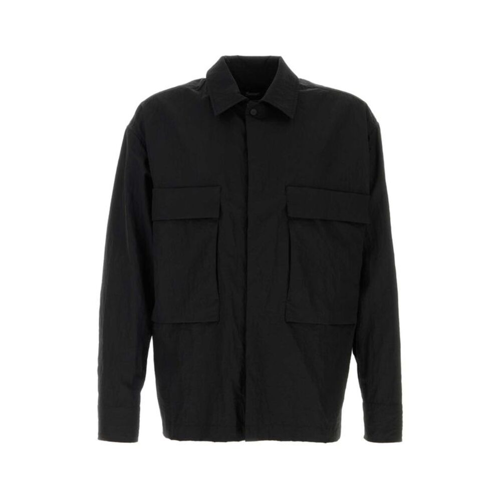 Herno Men Black Nylon Jacket